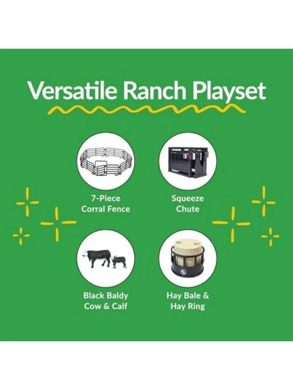 12-Piece Farm Animal Toy Set for Kids - Fun Ranch Playset for 3+ Years Old